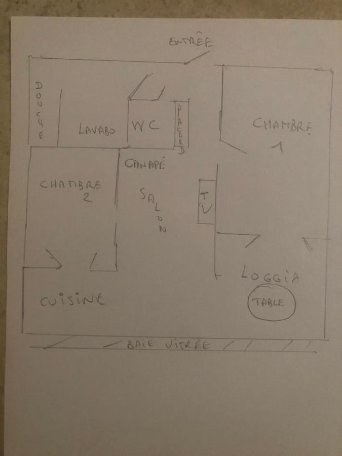 T3 Vue Sur Mer, Renove A Neuf, 4 A 6 Pers,65 M2-500 M De La
